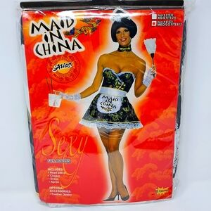 Costumania Maid in China Sexy Asian Maid‎ Costume Size M 8-12